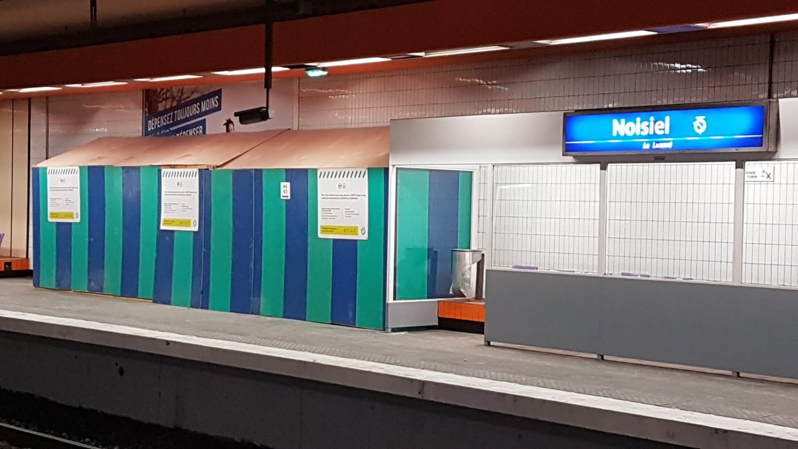 Imperméabilisation d'une gare de RER A Imperméabilisation d'une gare de RER A