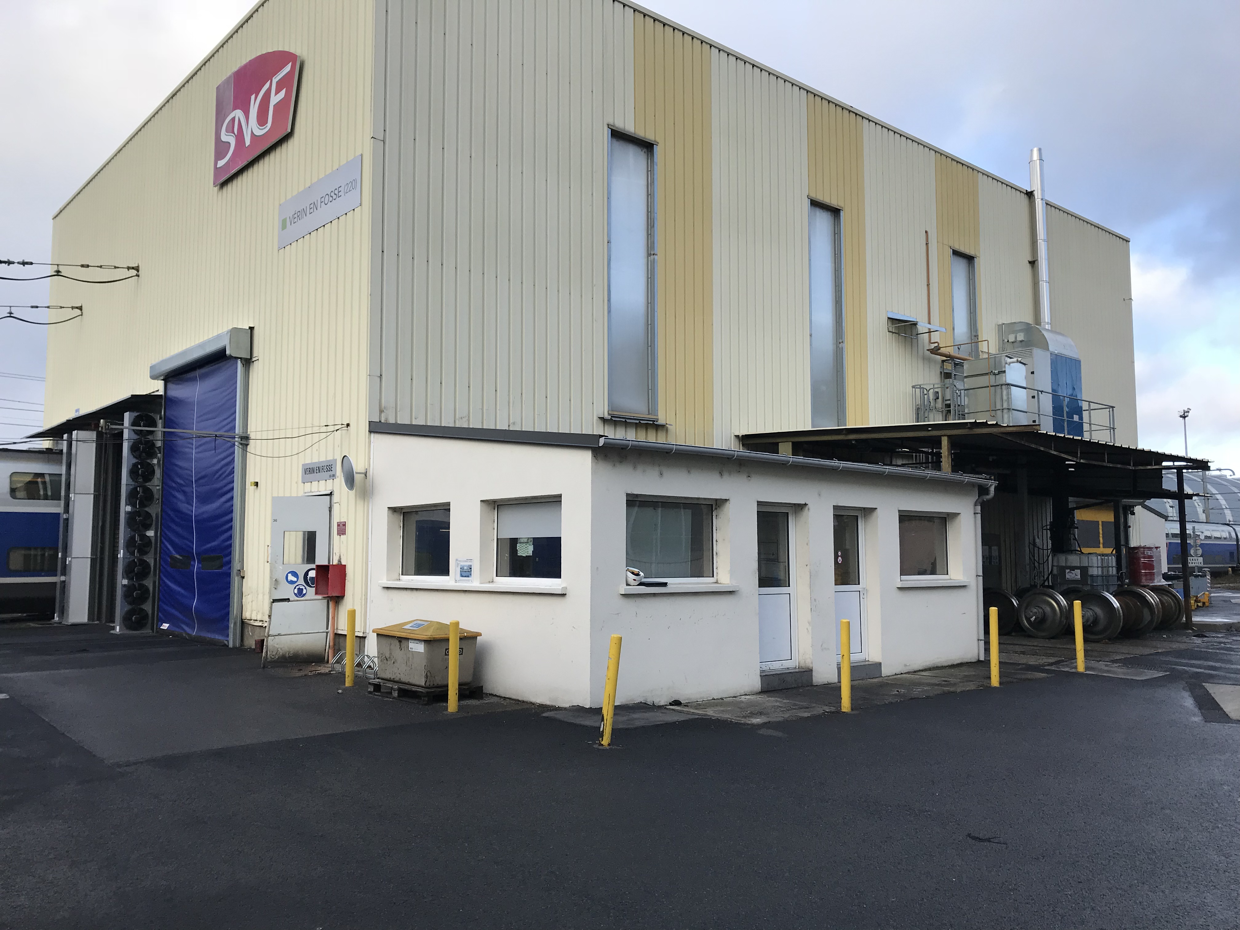 Vue d'ensemble du pôle Paris Sud Est de la SNCF - Intervention URETEK