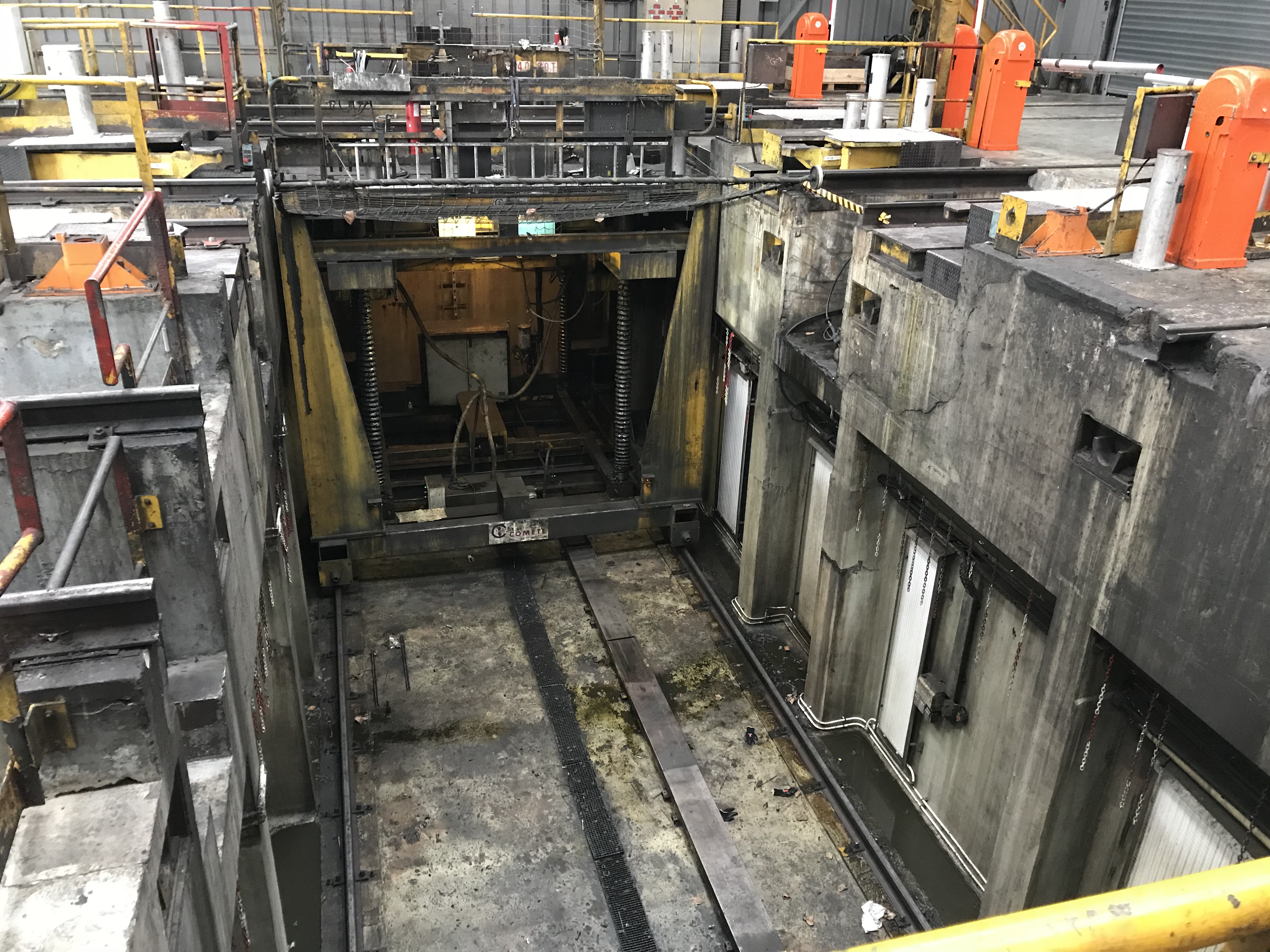 Infiltrations du vérin en fosse