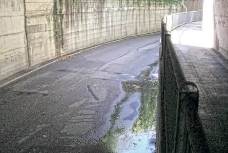 Passage souterrain imperméabilisé Passage souterrain imperméabilisé