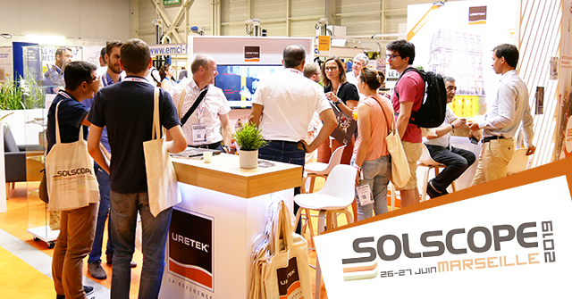 Stand URETEK lors de SOLSCOPE 2019 stand uretek solscope 2019