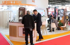 Stand URETEK lors de BATIMAT 2019 batimat mondial bâtiment 2019 stand uretek