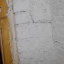 Fissure intérieure au niveau du sous-sol 