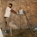 Réalisation de tests pénétrométriques