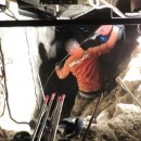 Introduction des canules d'injection