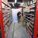 Installation du polyane de protection