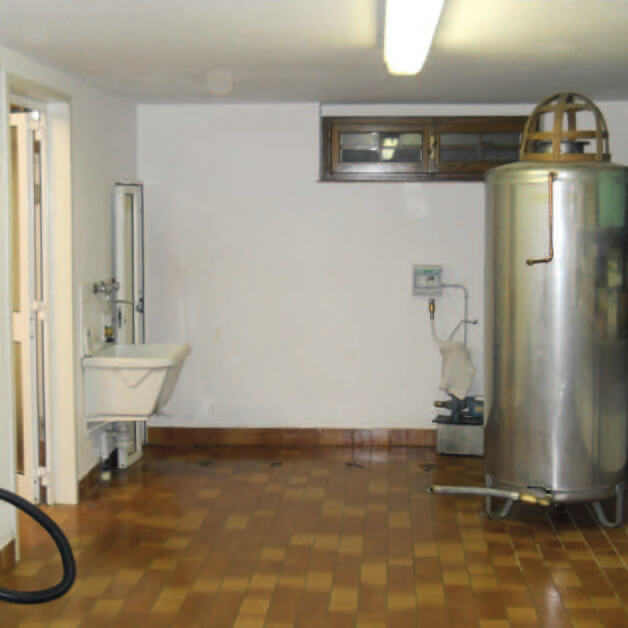 Zone inondée dans le garage Zone inondée dans le garage